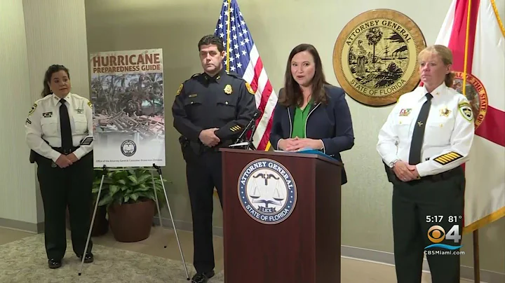 Florida Attorney General Moody Issues 2021 Hurricane Preparedness Guide