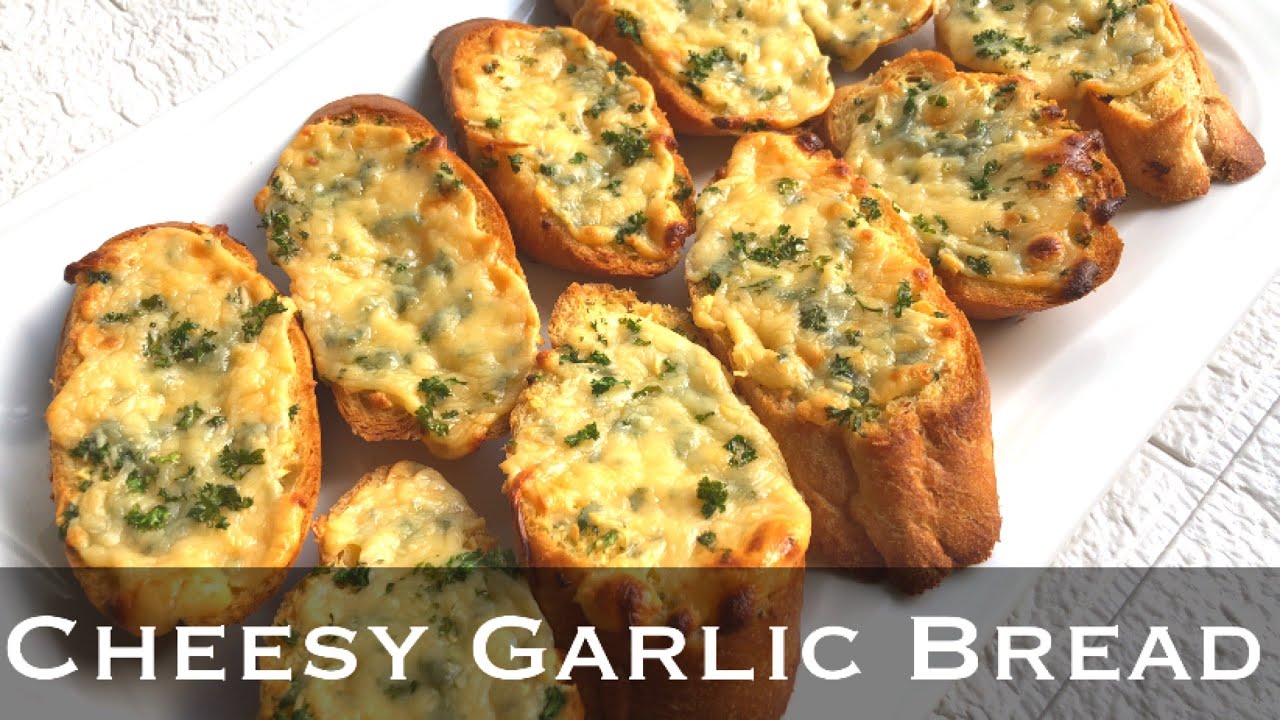 CHEESY GARLIC BREAD YouTube