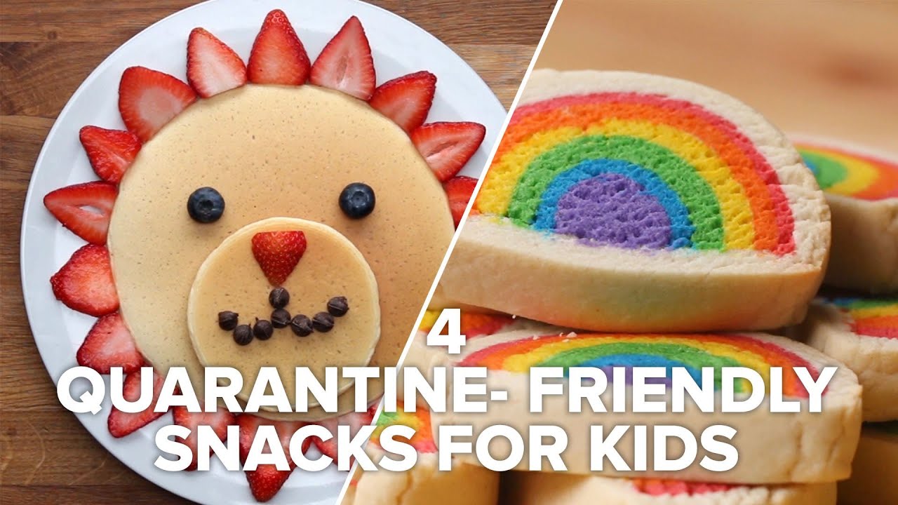 4 Fun Quarantine Friendly Snacks For Kids Tasty Recipes YouTube