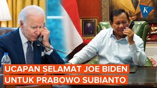 Momen Biden Telepon Prabowo: Saya Ingin Panggil Anda Pak Presiden