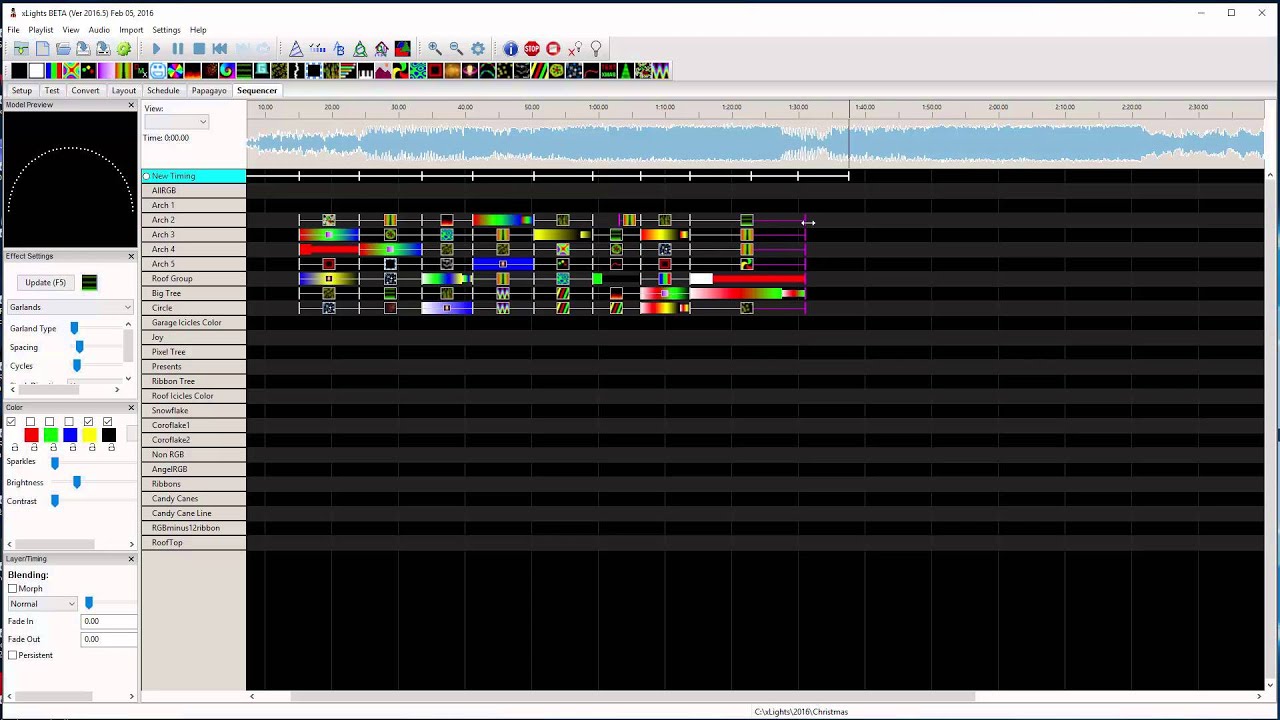 Selecting Effect Edges in xLights YouTube