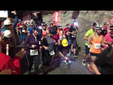 Kristallmarathon im Erlebnis Bergwerk Merkers: Start des 10-Kilometer-Rennens poster