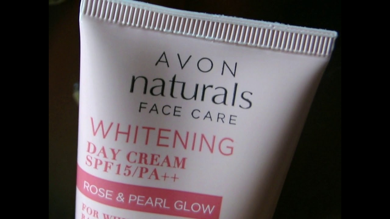 avon naturals face care whitening day cream
