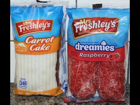 Mrs. Freshley’s Carrot Cake & Raspberry Dreamies Review