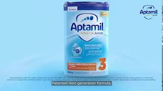 New Aptamil Advance Junior - Patented Next Generation Formula