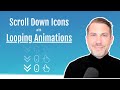Create Scroll Down Icons With Looping Animation In Divi