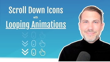 Create Scroll Down Icons With Looping Animation In Divi