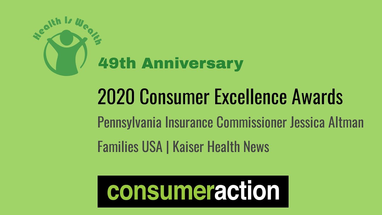 Consumer Action's 2020 Consumer Excellence Awards