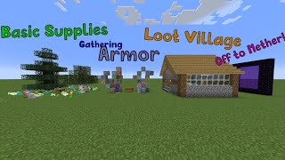 Every Part of Minecraft Speedrun, Step by Step!