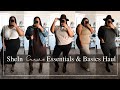 HUGE SheIn Curve Essentials & Basics Haul | 11 Plus Size SheIn Outfit Ideas | Plus Size Fashion