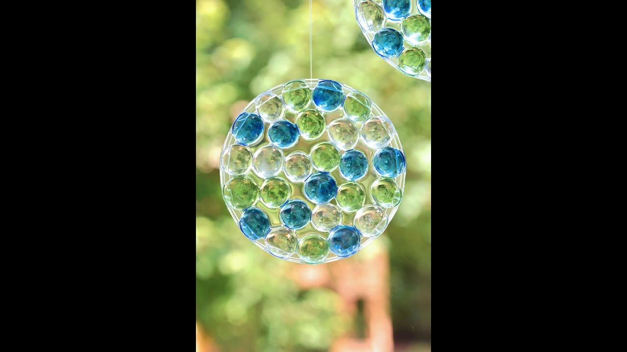 DIY Glass Bead Suncatchers - One Little Project