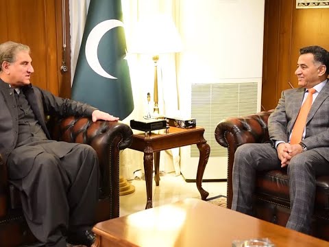 Outgoing DG ISI Hameed meets FM Qureshi