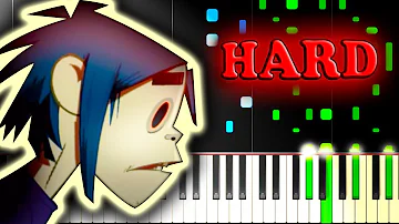 GORILLAZ - FEEL GOOD INC. - Piano Tutorial