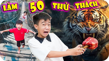 Thực Hiện 50 Thử Thách Siêu Khó Trong 24h - Giải Thưởng 5 Triệu Đồng | Min Min TV Minh Khoa