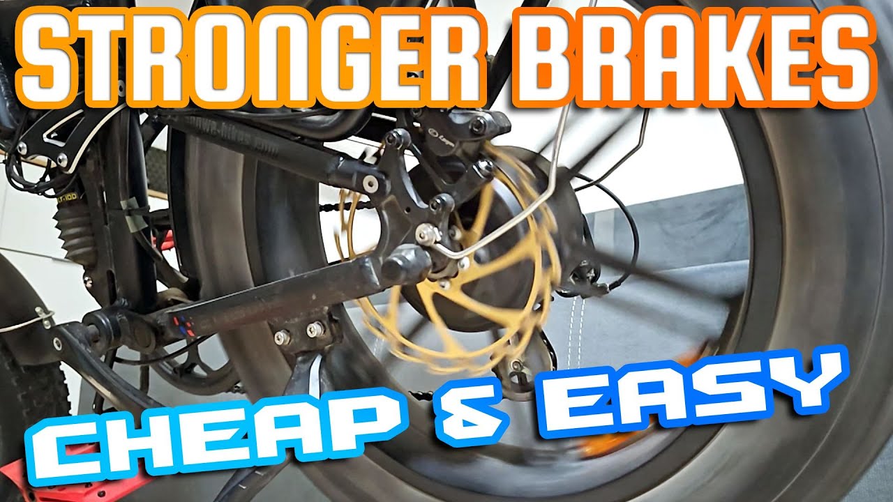 Easy cheap way to have stronger brakes in Ebike or Escoot 🛠️ Easiest