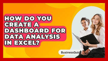 How Do You Create A Dashboard For Data Analysis In Excel? - BusinessGuide360.com