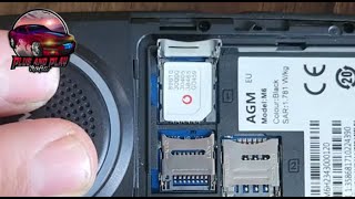 How to install the sim card in AGM M6 and M7 Rugged minimalist tradie phone