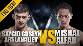 ONE: Full Fight | Saygid Guseyn Arslanaliev vs. Mishal Alfad | A Perfect TKO Finish | January 2016