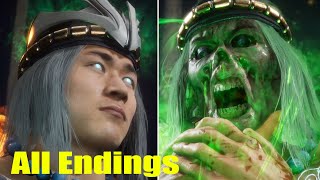MK11 Aftermath Story ALL ENDINGS (Good \& Bad Ending) - Mortal Kombat 11 Aftermath DLC 2020