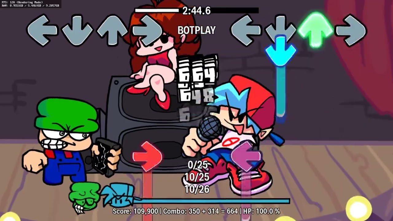 FNF - Annihilation of the Multiverse Remix V2 - Bambi spammy track