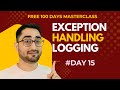 [DAY 15] HINDI Exception Handling in Spring Boot | @ControllerAdvice, Custom Exceptions, Logging