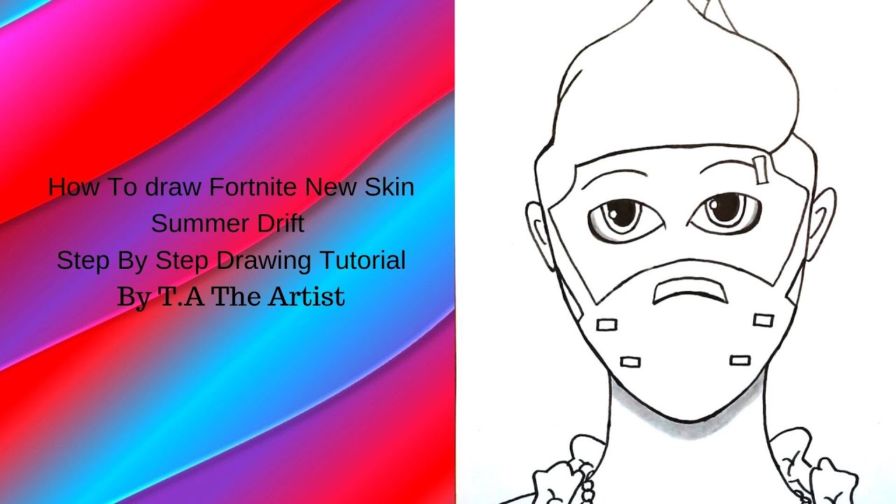 Summer Drift Coloring Pages Fortnite Summer Drift Coloring Pages