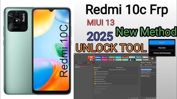 Redmi 10C miui 13 easy  FRP unlock with (UNLOCK TOOL) using MIUI ASSISTANT method 2025
