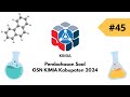 Pembahasan Soal OSN Kimia Kabupaten Tahun 2024 Nomor 45