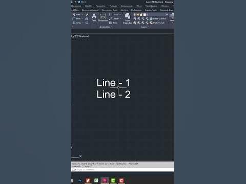 How to convert Single line text to multiline text in AutoCAD #shorts # ...