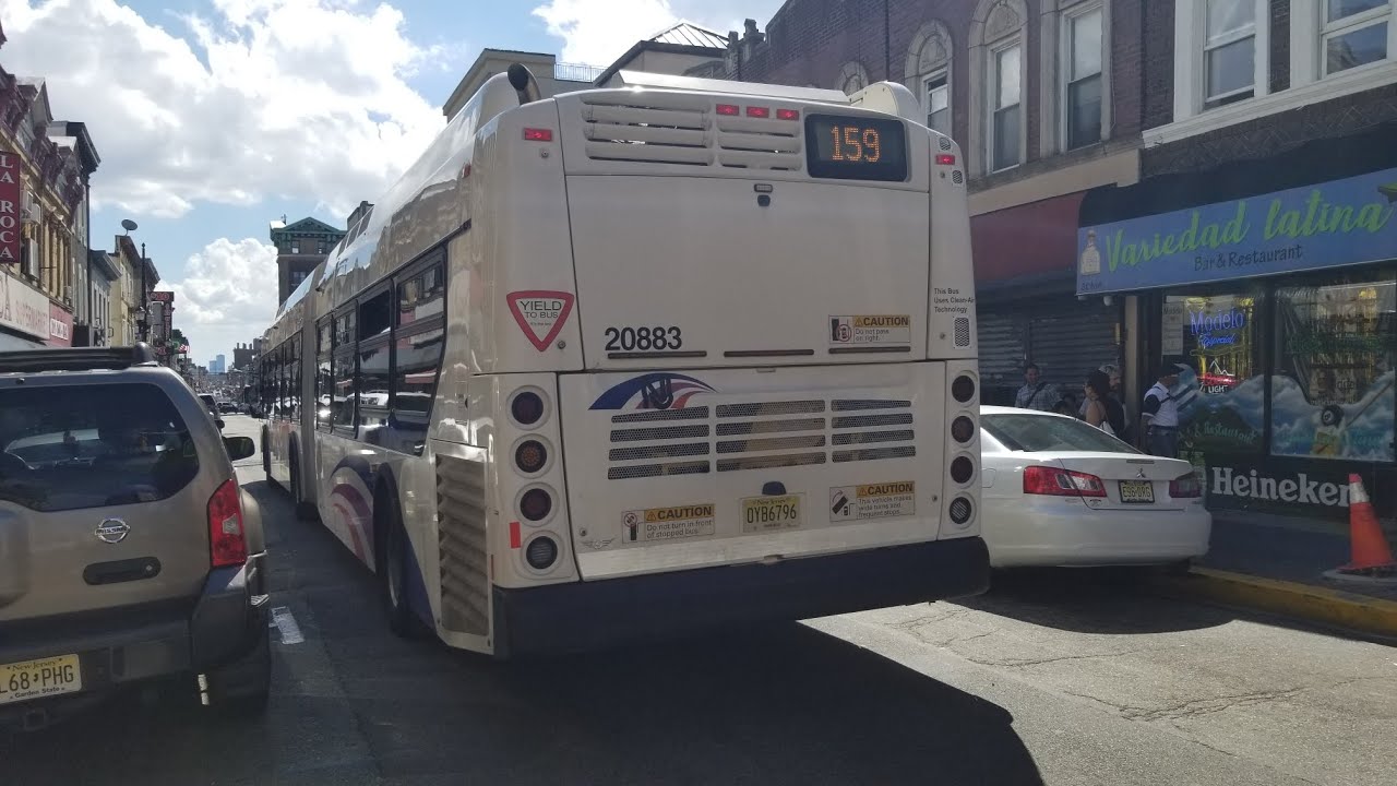 NJ Transit 159 New York via Bergenline av (NFI XD60 𝟐𝟎𝟖𝟖𝟑