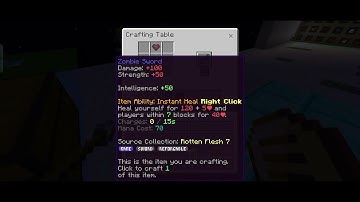 Making zombie🧟‍♂️ sword⚔️ in Craftersmc!!!!!!!!!!