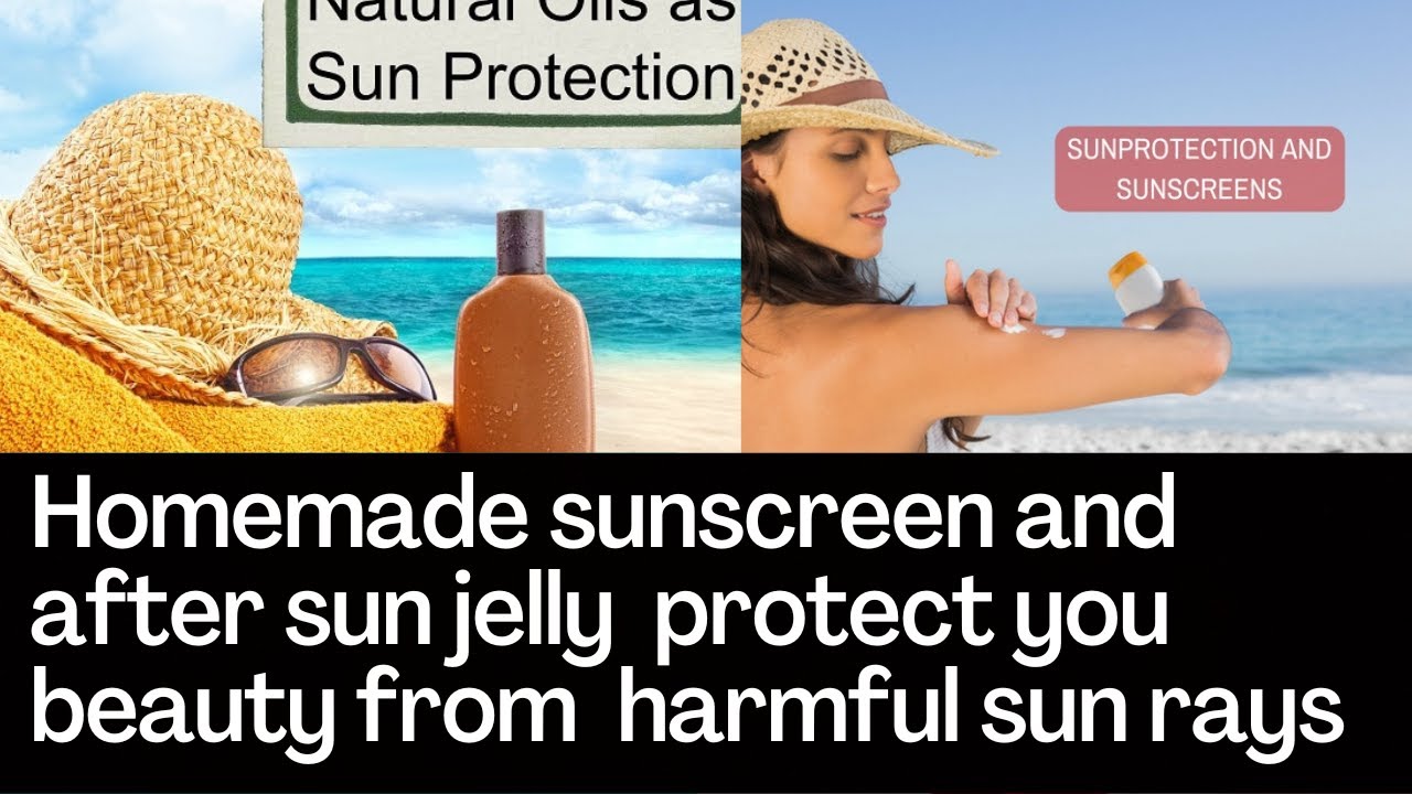 ghar par sunscreen cream kaise banaen, homemade sunblock for face
