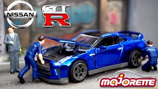 รถเหล็กล้อยางดีลักซ์ Nissan GTR Majorette Deluxe Cars|C2Kun