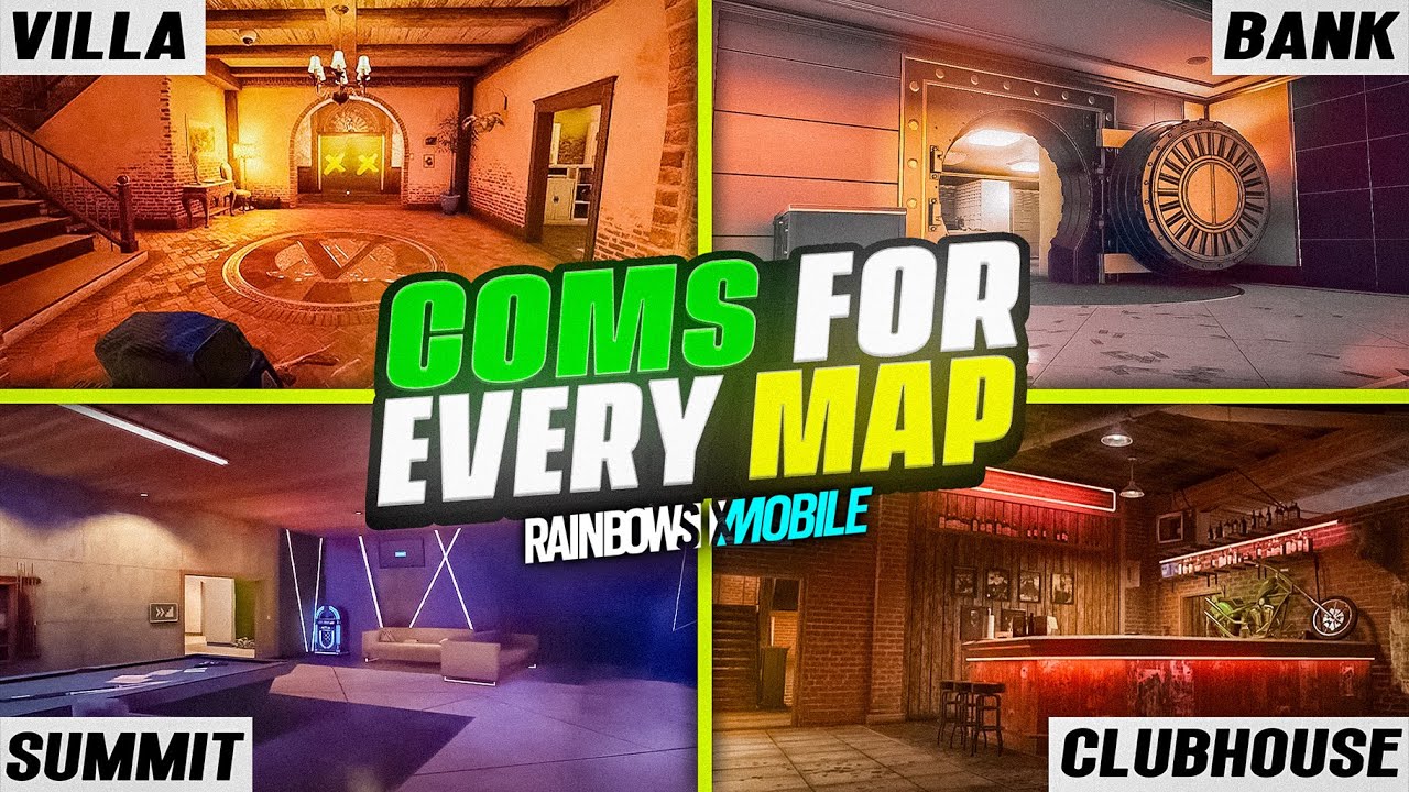 Map Callouts For Every Map in Rainbow Six Mobile - YouTube