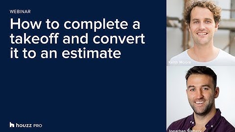 Learn How to Complete a Takeoff and Convert it to an Estimate