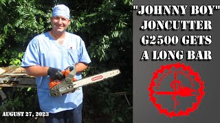 (Johnny Boy) Farmertec JonCutter CSG2500 gets a long bar (Zenoah Clone)