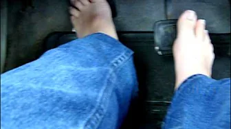 Request: Driving Barefoot