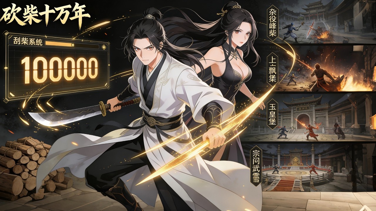 丹田被廢貶去砍柴？覺醒逆天砍柴系統，我一刀斬盡諸天敵人！#动漫 #動漫 #chineseanimation #國漫