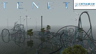 TENET | Intamin Quad-Launch Roller Coaster w/ Extended Reverse Section | No Limits 2 Pro