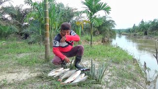 Mancing Ikan di Sungai Botak Gak nyangka Hasilnya bisa Sebanyak ini