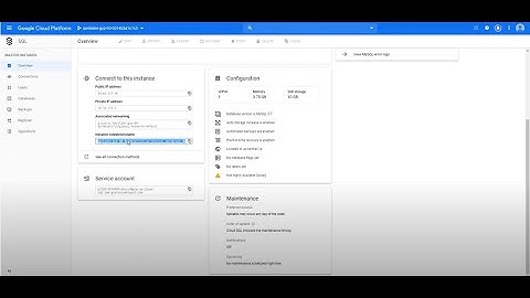 Google Cloud Platform: Cloud SQL Proxy