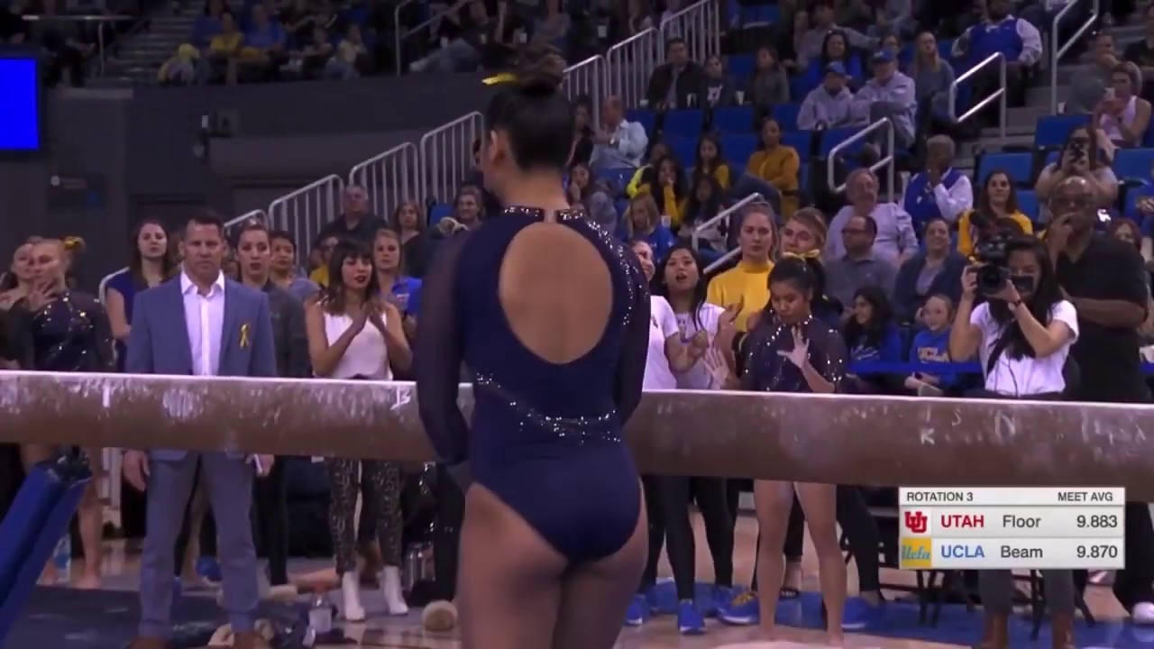 Grace Glenn Beam UCLA vs Utah 10.000 - YouTube