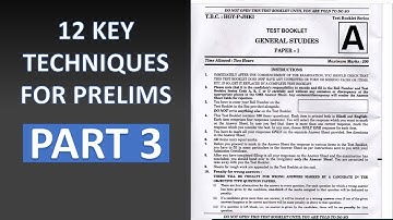 12 KEY TECHNIQUES FOR UPSC CSE PRELIMS - PART 3 | 2021 | J.Sivarajarajendran | Minds Of Aspirants
