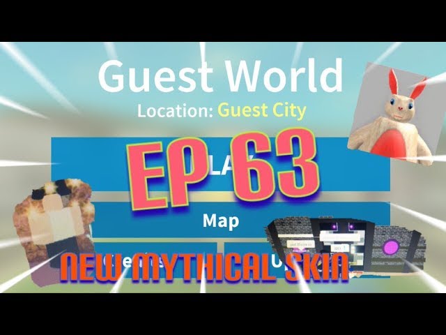 Roblox Guest World Episode 63 New Mythical Skin Youtube - guest minecraft skins roblox