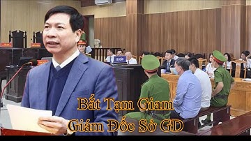 Bắt Tạm Giam Nguyên Giám Đốc Sở GD ĐT Thanh Hóa trần Văn Thức