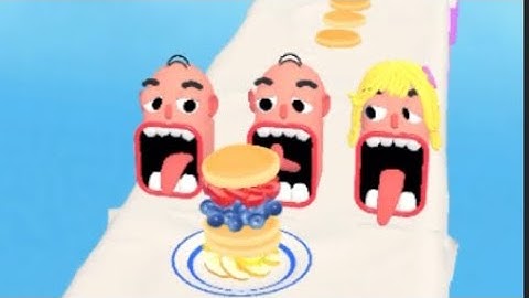 Pancake Run( LVL 7 - 10/ Gameplay IOS. )