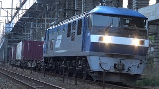 【4K】JR山陽本線　EF210-13号機牽引　貨物列車