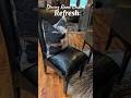 Dining room Chairs Refresh. 🥰 #fyp #decor #viralshorts #diy #black #leather #decoration #viraltrend