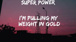 Video thumbnail of "Gallant -  Weight In Gold (Lyrics) #music"