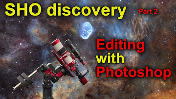 Astrophotography Photoshop processing of the Crescent Nebula (and a very recent discovery).